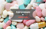 Азитромицин можно ли пить алкоголь