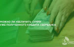 Можно ли увеличить сумму взятого кредита рб
