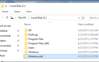 Windows old можно ли удалить