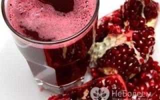 Можно ли пить гранатовый сок