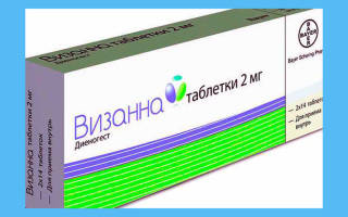 Можно ли забеременеть принимая визанну